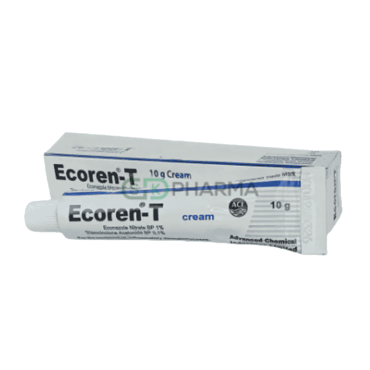 Ecoren T Cream 1%+0.1% (Econazole Nitrate + Triamcinolone Acetonide)