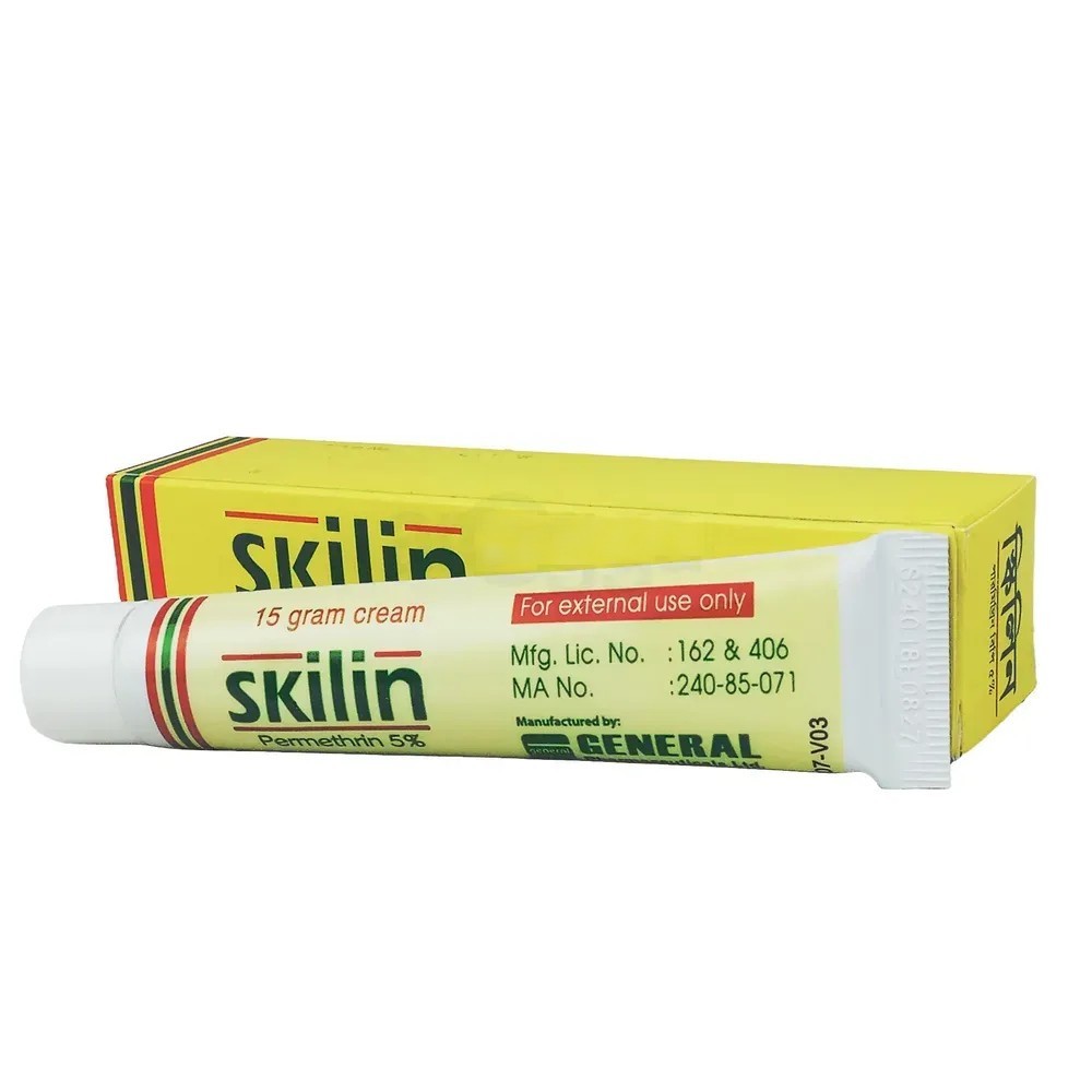 Skilin Cream 15 gm tube, Permethrin 5% w/w