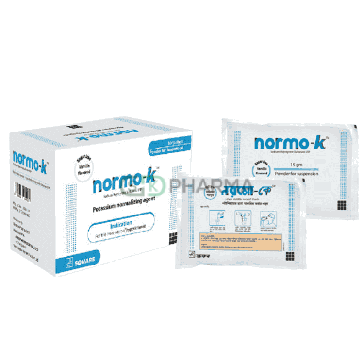 Normo-K Powder 15 gm/sachet (Sodium Polystyrene Sulfonate)