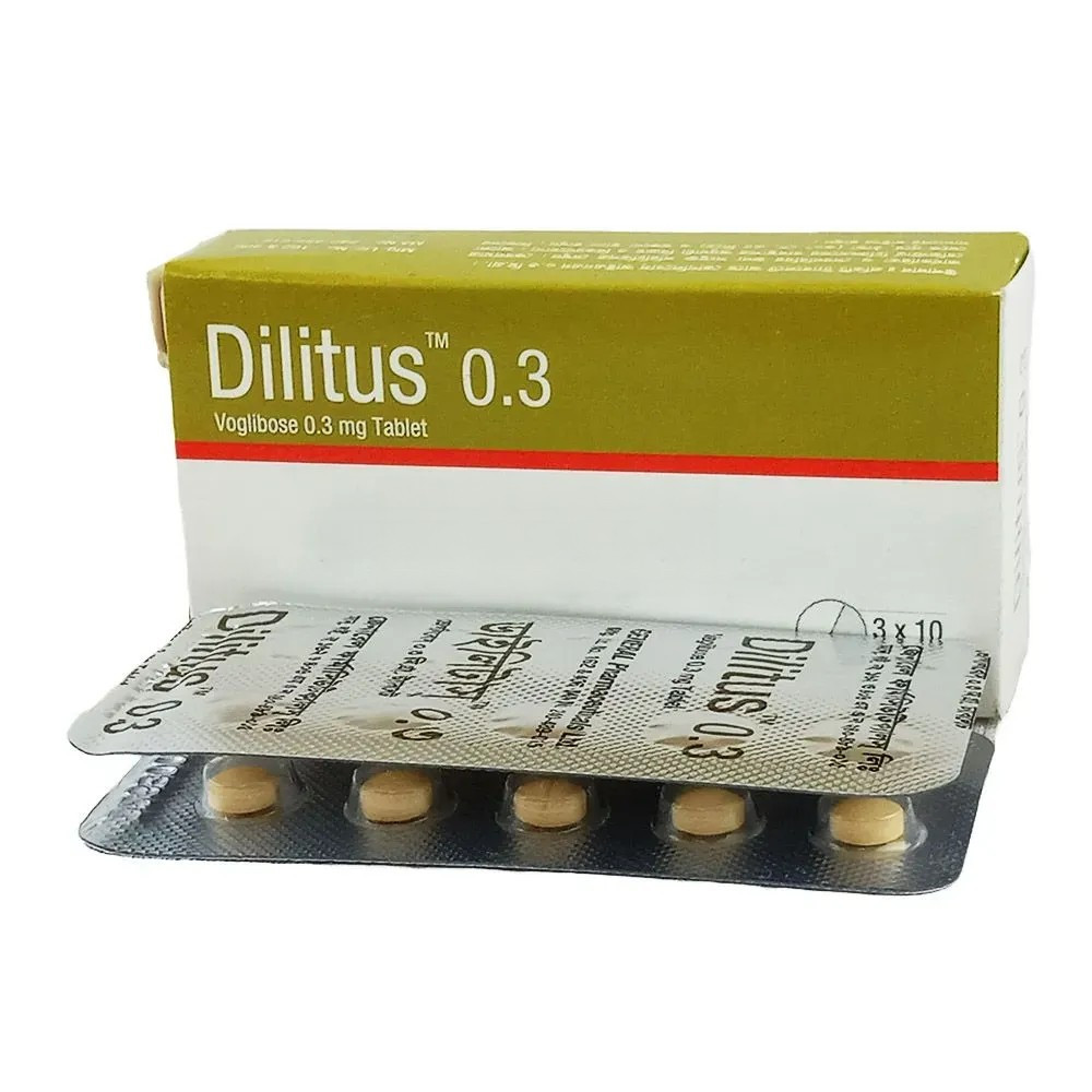 Dilitus Tablet, Voglibose 0.3 mg