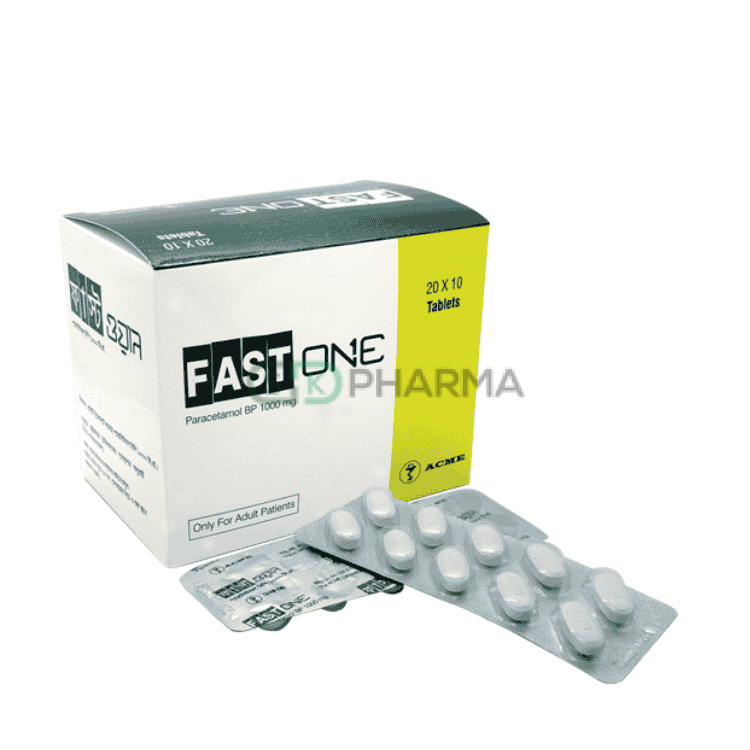 Fast One Tablet 1000 mg (Paracetamol)