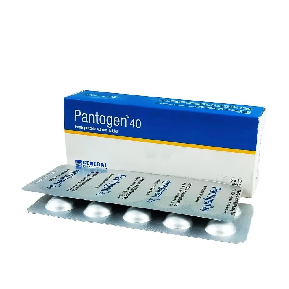 Pantogen Tablet (Enteric Coated), Pantoprazole Sodium 40 mg