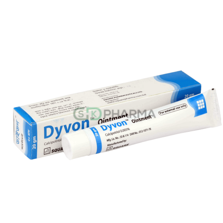 Dyvon Ointment 0.005% w/w (Calcipotriol Monohydrate)