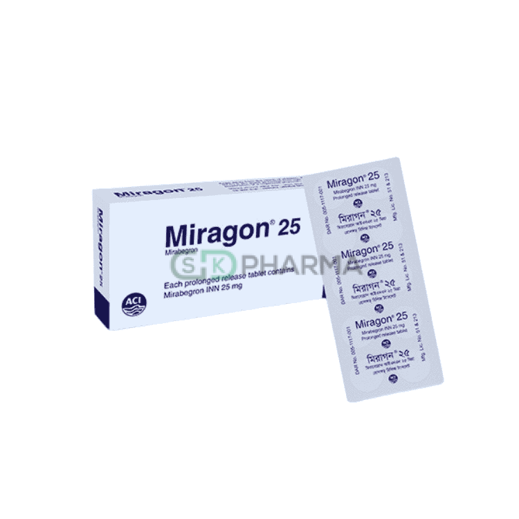 Miragon Tablet 25 mg (Mirabegron)