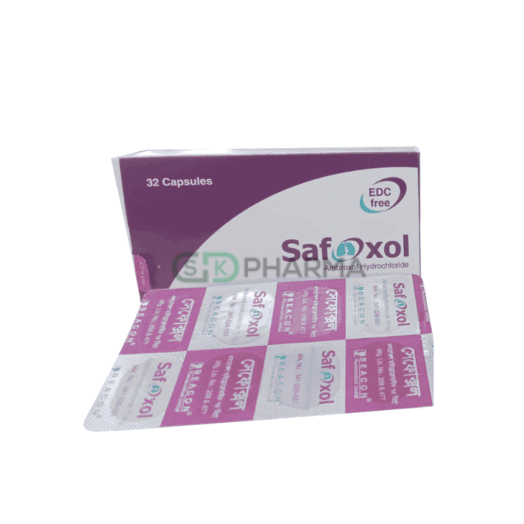Safoxol Capsule 75 mg (Ambroxol Hydrochloride)