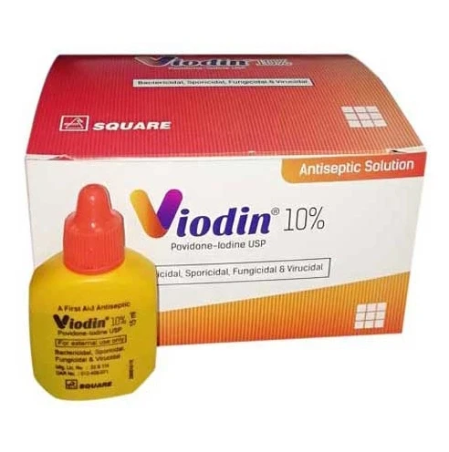 Viodin Solution 15 ml bottle, Povidone Iodine 10% w/v