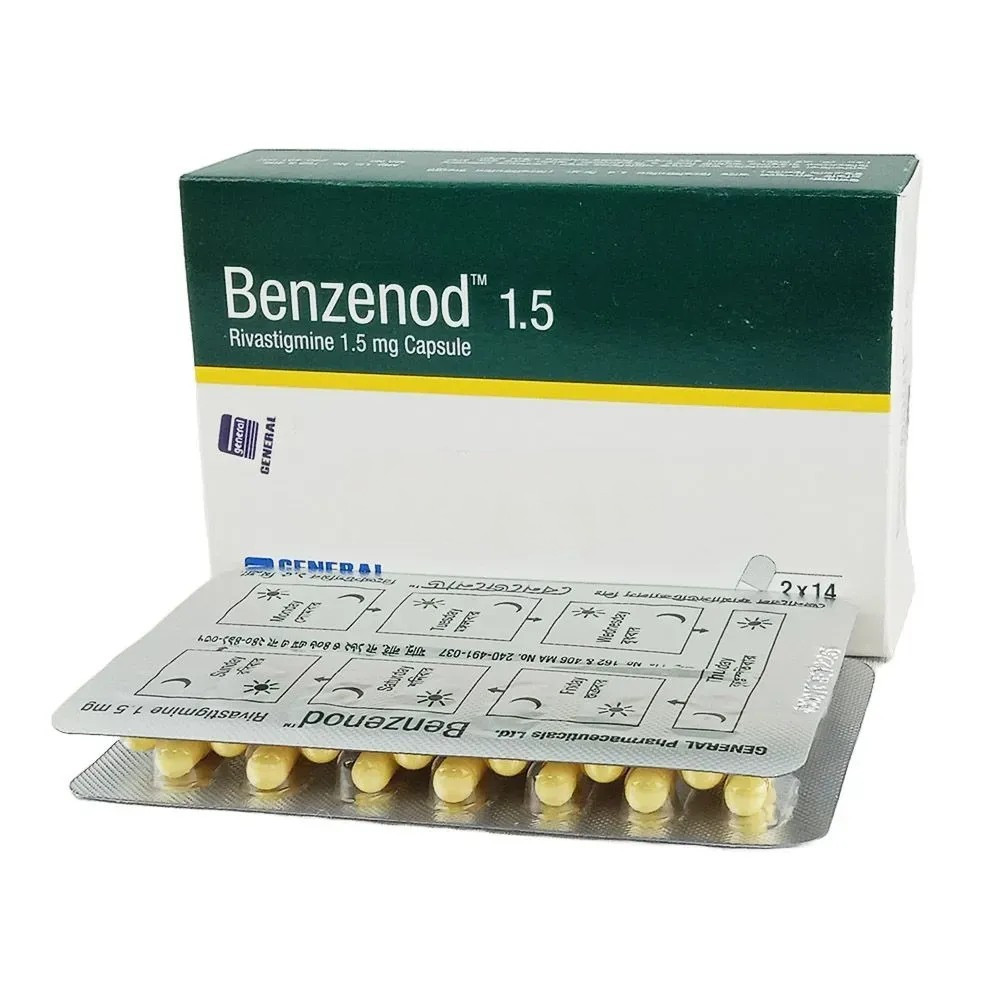 Benzenod Capsule, Rivastigmine Tartrate 1.5 mg