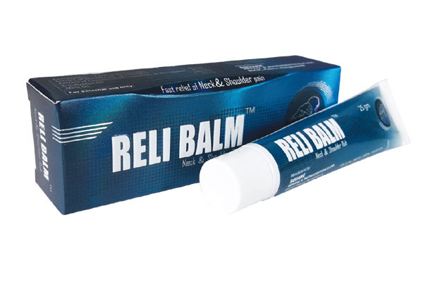 Reli Balm Cream 25gm tube, Menthol + Camphor + Eucalyptus Oil + Mint Oil 80 mg+45 mg+180 mg+10 mg