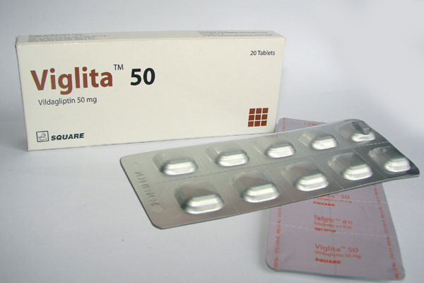 Viglita Tablet, Vildagliptin 50 mg