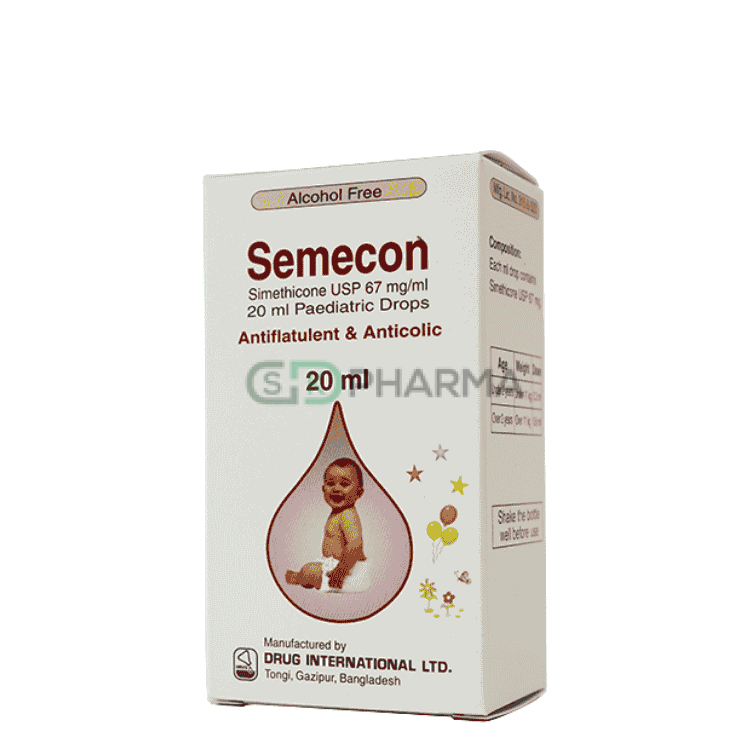 Semecon Pediatric Drop 67 mg/ml (Simethicone)