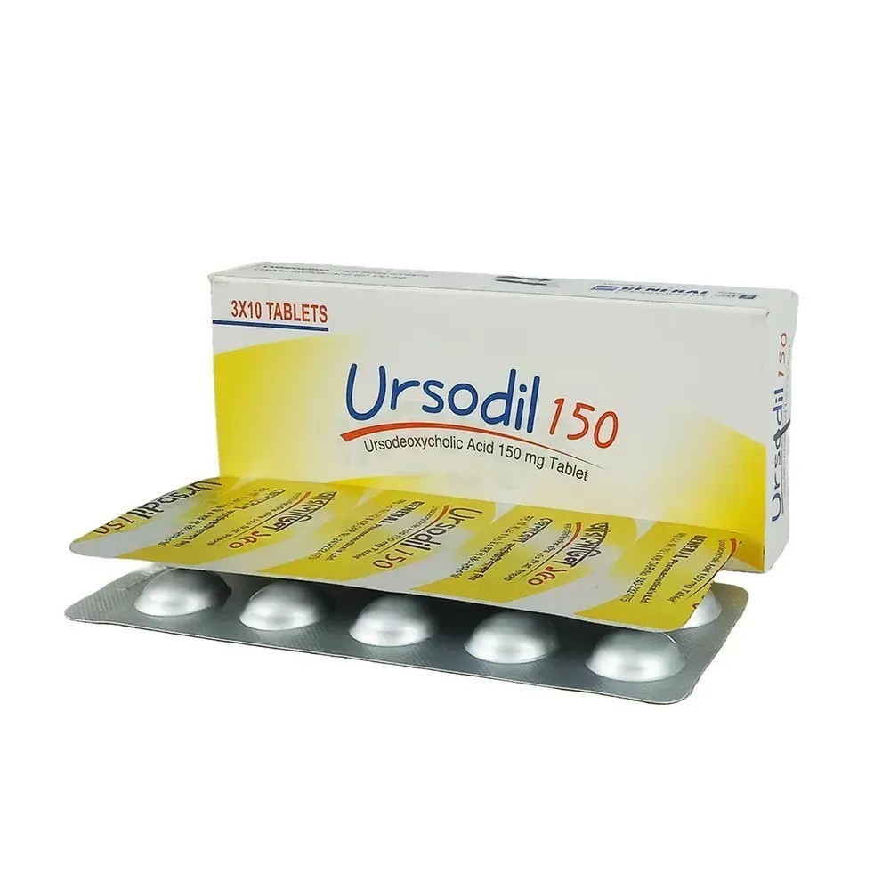 Ursodil Tablet, Ursodeoxycholic Acid 150 mg