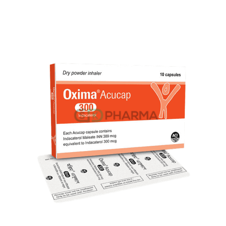 Oxima Inhalation Capsule 300 mcg (Indacaterol Maleate)