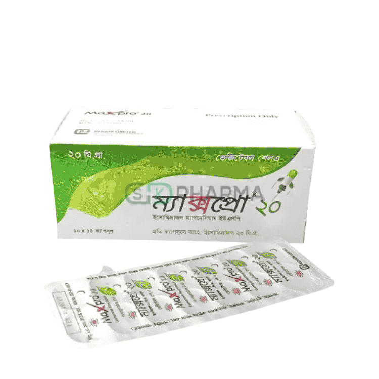 Maxpro Capsule 20 mg (Esomeprazole)