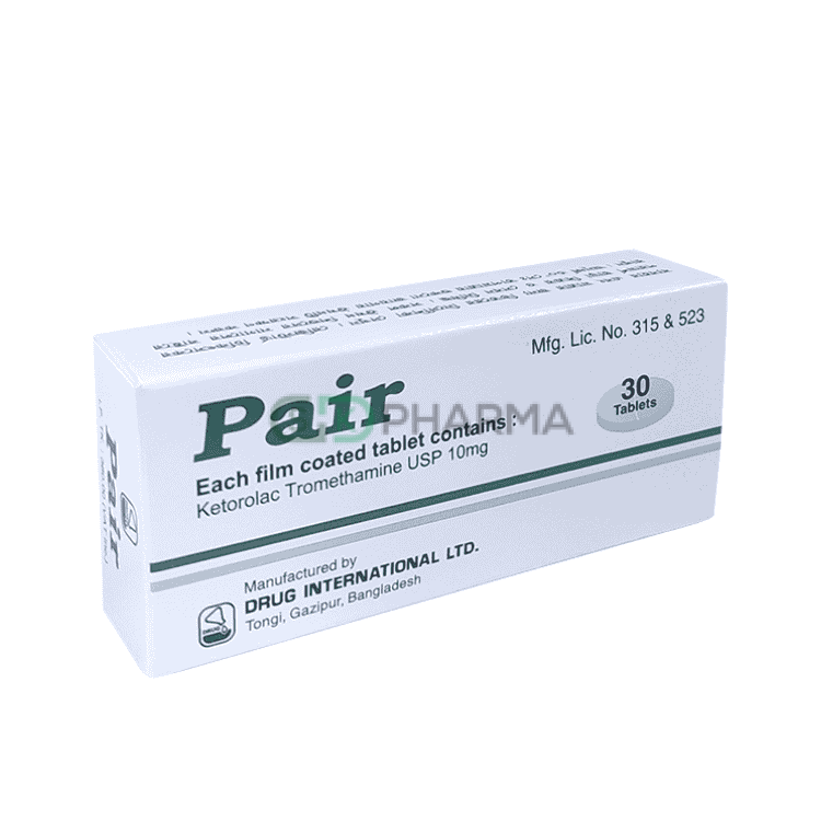 Pair Tablet 10 mg (Ketorolac Tromethamine)