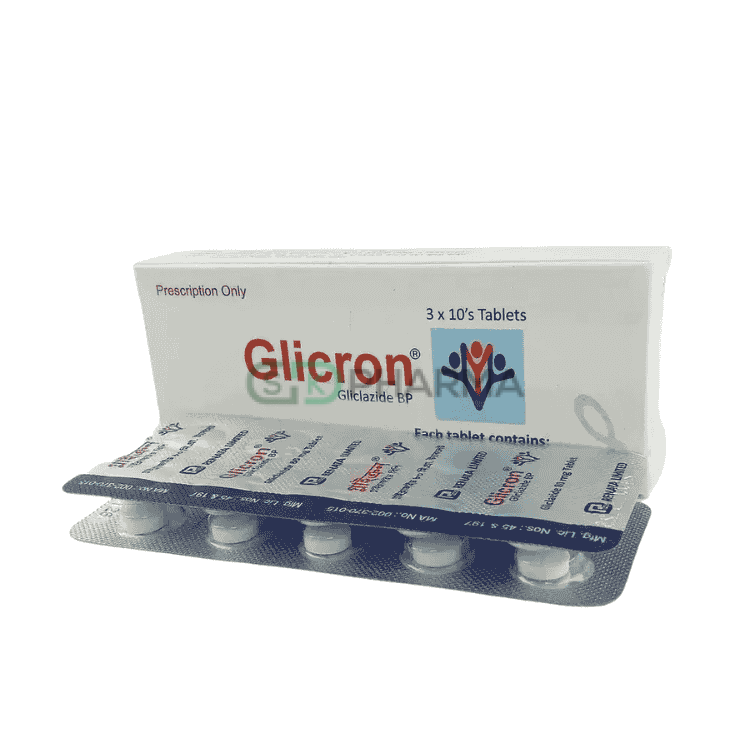 Glicron Tablet 80 mg (Gliclazide)