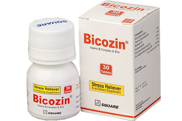 Bicozin Tablet,  Vitamin B Complex + Zinc