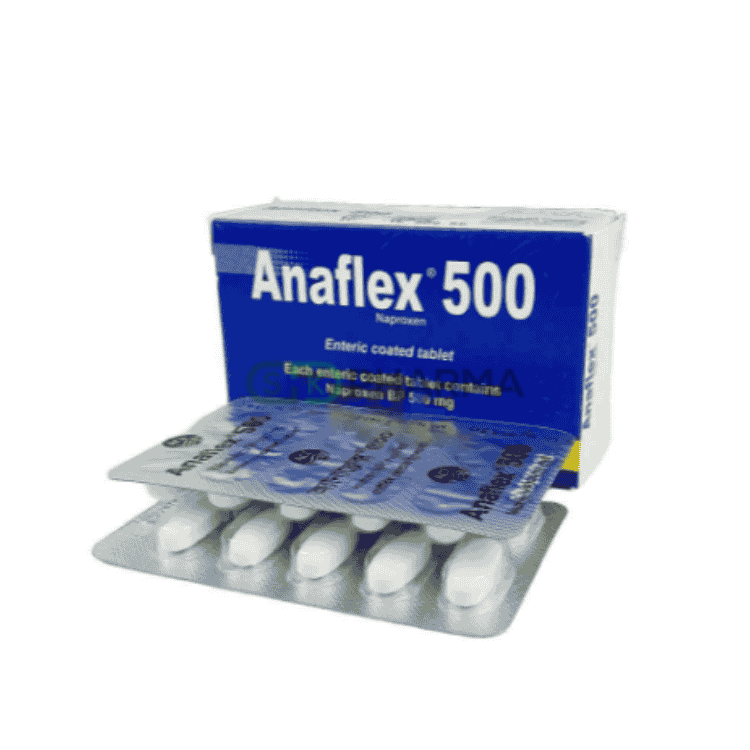 Anaflex Tablet 500 mg (Naproxen Sodium)