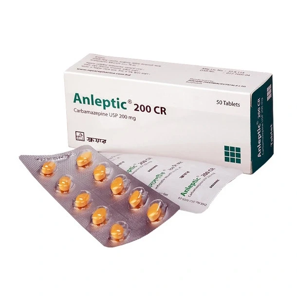 Anleptic CR Tablet (Controlled Release), Carbamazepine 200 mg