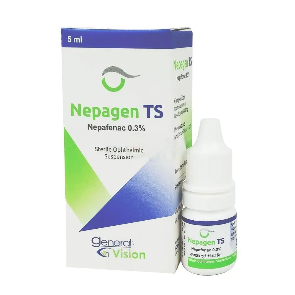 Nepagen TS Ophthalmic Suspension 5 ml drop, Nepafenac 0.3%