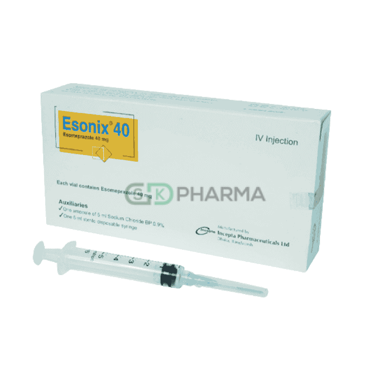 Esonix Injection 40 mg/vial (Esomeprazole)