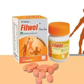 Filwel Teen Hm Tablet, Multivitamin & Multimineral [A-Z teen boys preparation]