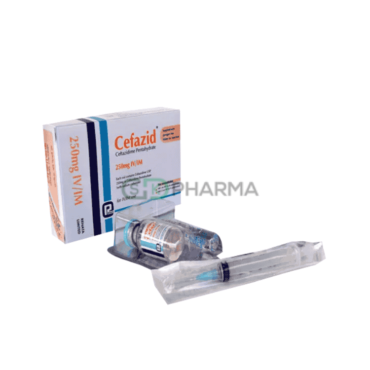 Cefazid Injection 250 mg/vial (Ceftazidime Pentahydrate)