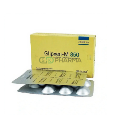 Glipxen-M Tablet 2.5 mg+850 mg (Linagliptin + Metformin Hydrochloride)