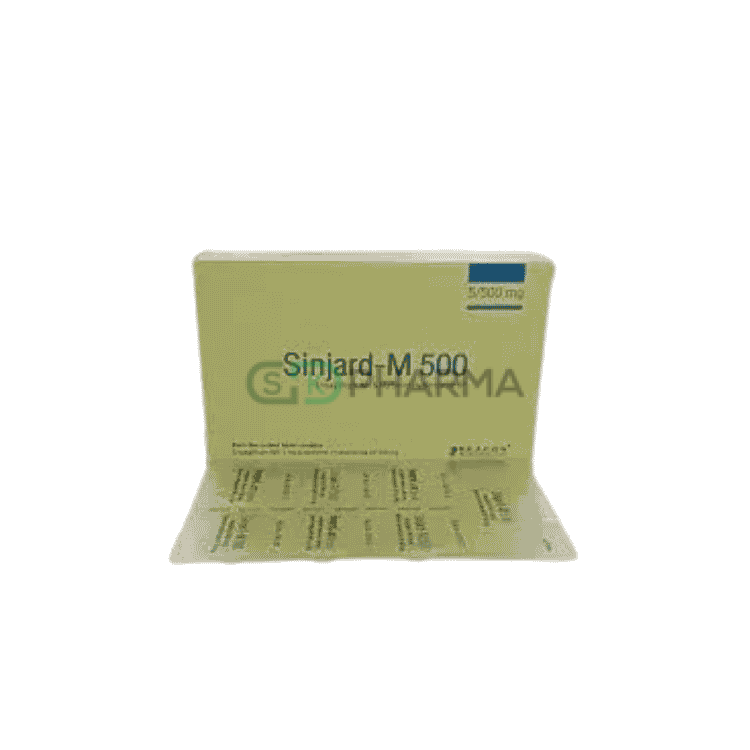 Sinjard-M Tablet 5 mg+500 mg (Empagliflozin + Metformin Hydrochloride)