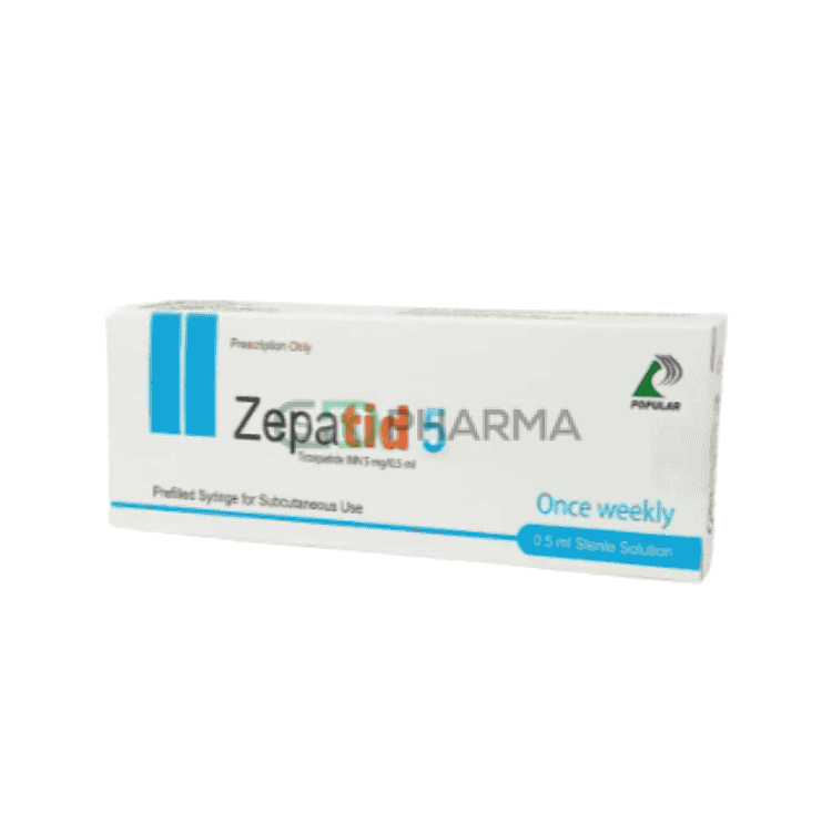 Zepatid Injection 5 mg/0.5 ml (Tirzepatide)
