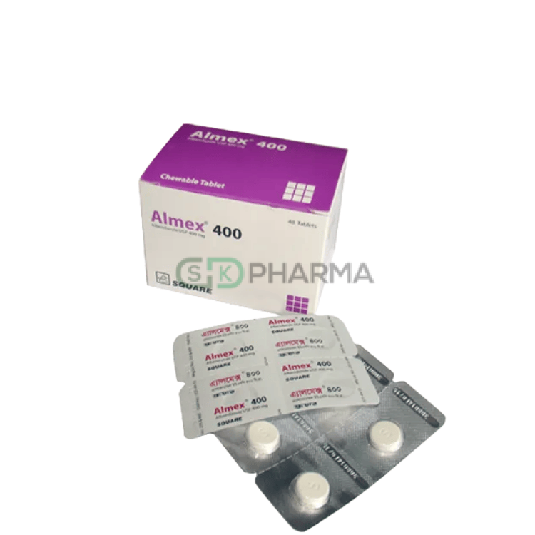 Almex Chewable Tablet 400 mg (Albendazole)
