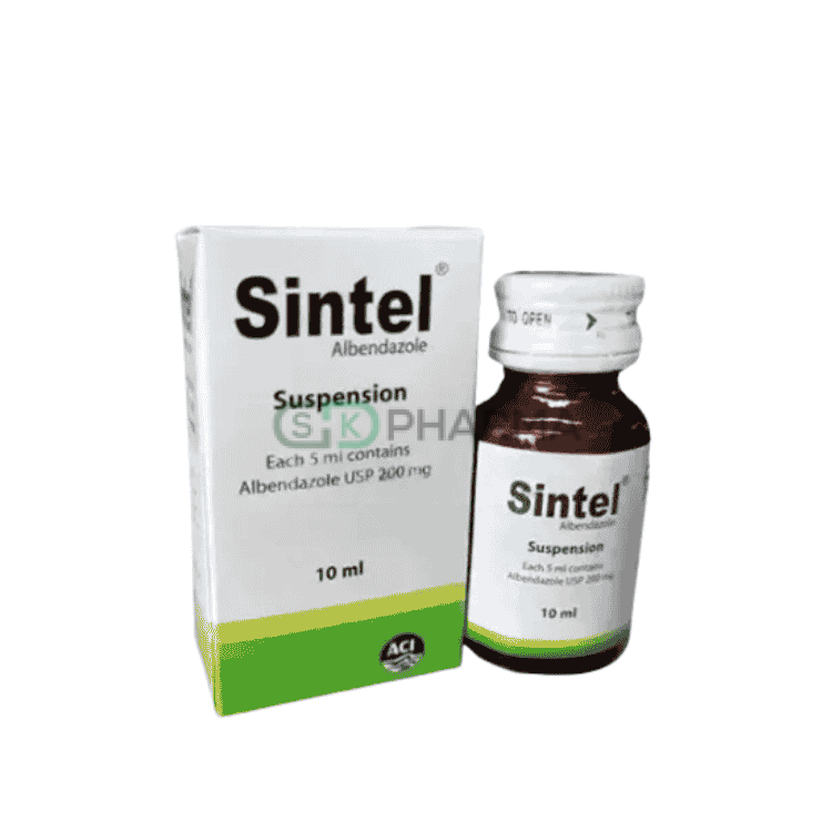 Sintel Suspension 200 mg/5 ml (Albendazole)