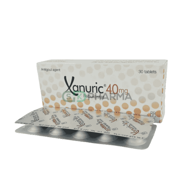 Xanuric Tablet 40 mg (Febuxostat)