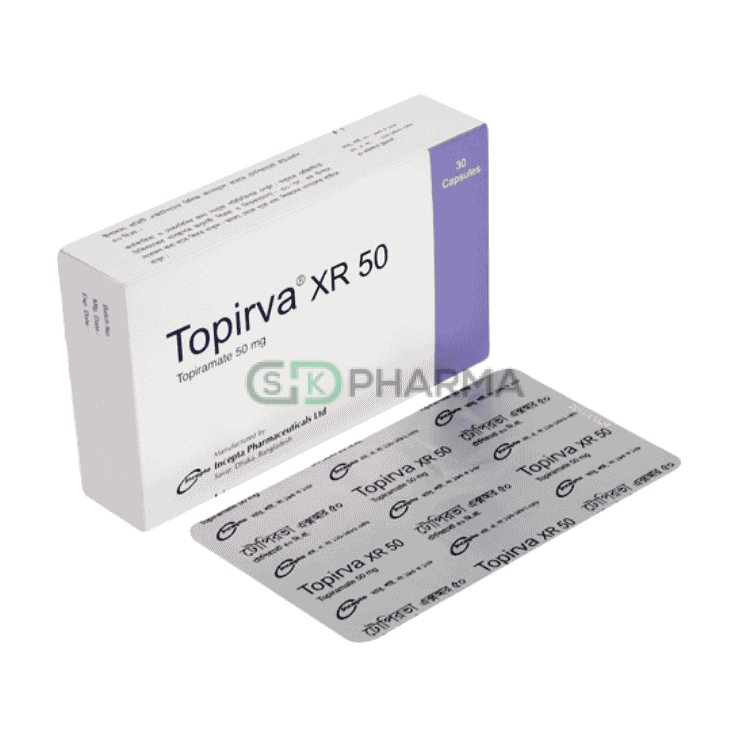 Topirva XR Capsule 50 mg (Topiramate)