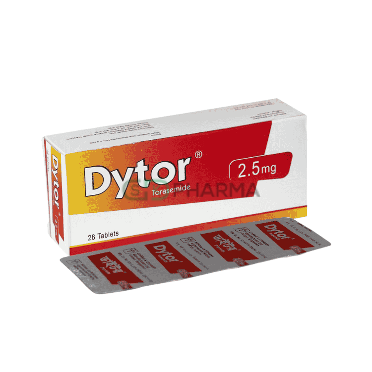 Dytor Tablet 2.5 mg (Torasemide)