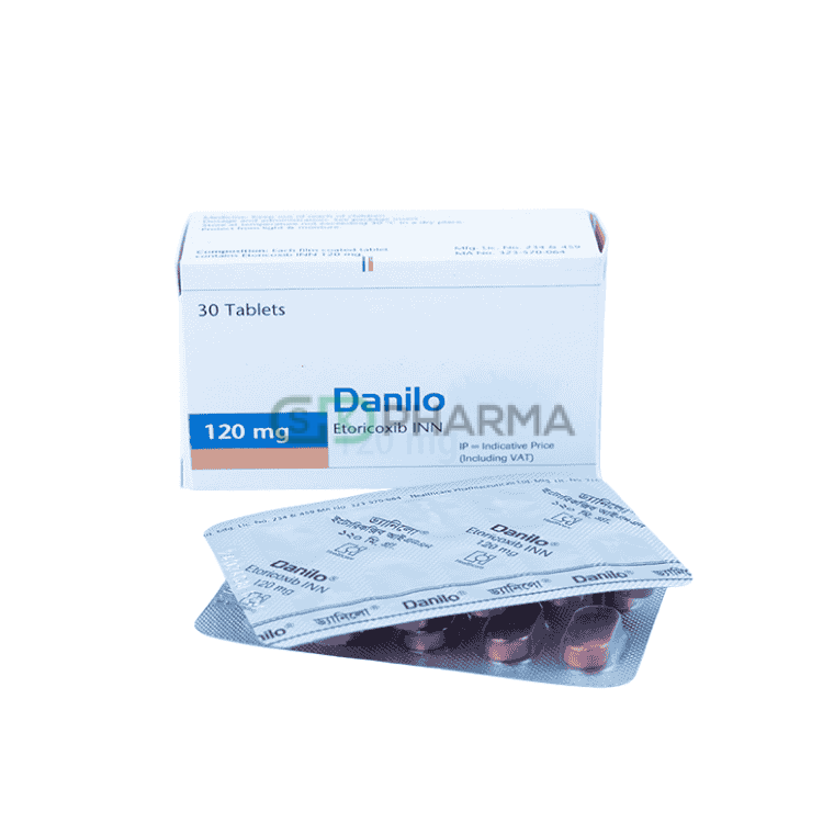 Danilo Tablet 120 mg (Etoricoxib)