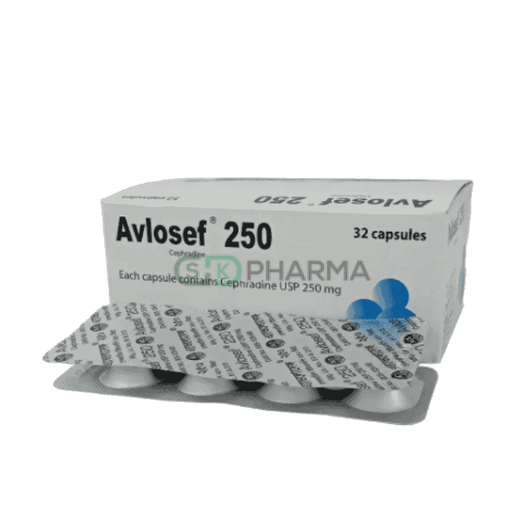 Avlosef Capsule 250 mg (Cephradine)
