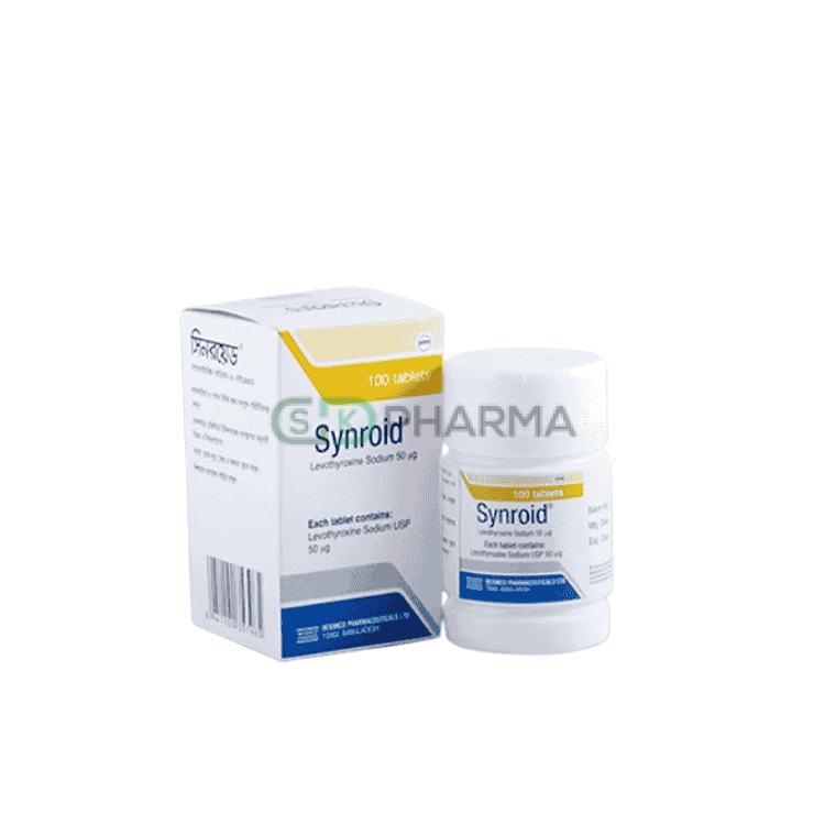 Synroid Tablet 50 mcg (Levothyroxine Sodium)