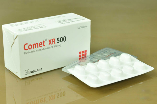 Comet XR Tablet (Extended Release)  , Metformin Hydrochloride 500 mg