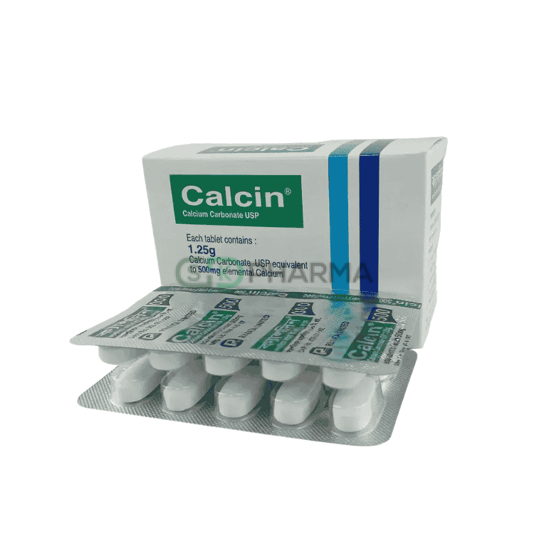Calcin Tablet 500 mg Calcium (Carbonate)