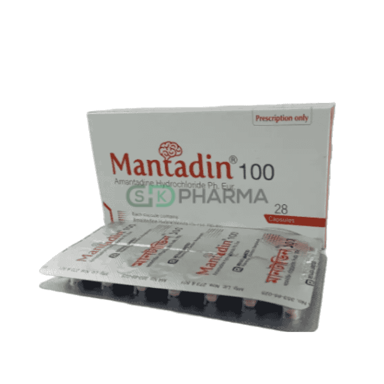 Mantadin Capsule 100 mg (Amantadine Hydrochloride)